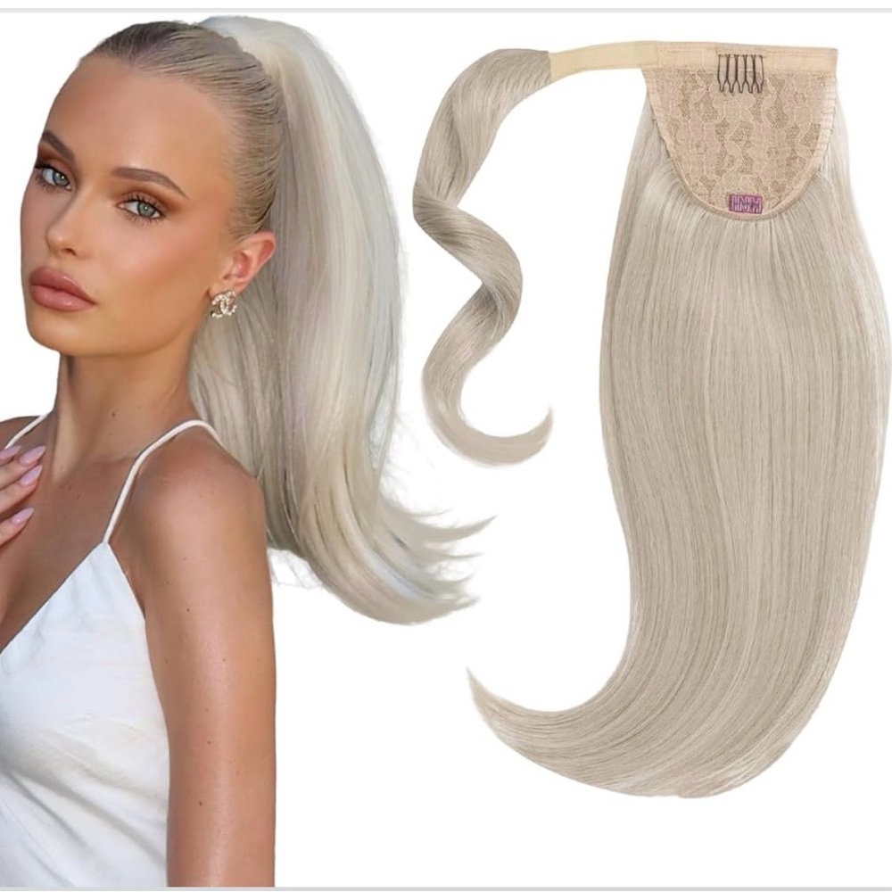 Lola Platinum Blonde 17” Hair Extension